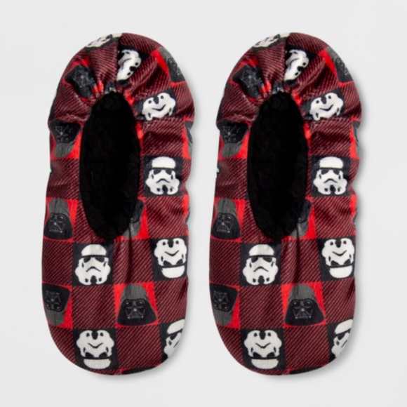 Star Wars Other - Kids Boys Red Black Star Wars Slippers ~NEW